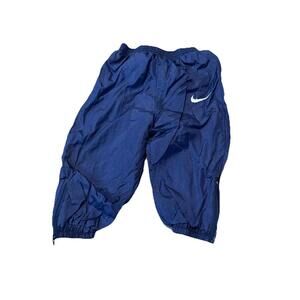Vintage Nike Infant Track Pants Lined Blue Size 12 M Athletic Streetwear H95